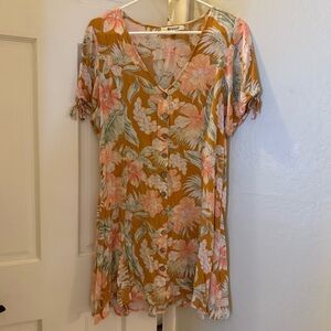 Rip Curl Floral Tropical Dress